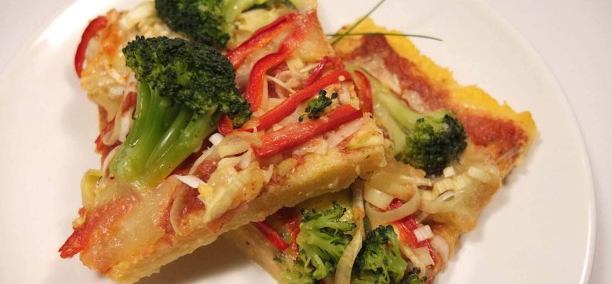 Rezeptidee: Leckere und schnell zubereitete Polenta Pizza