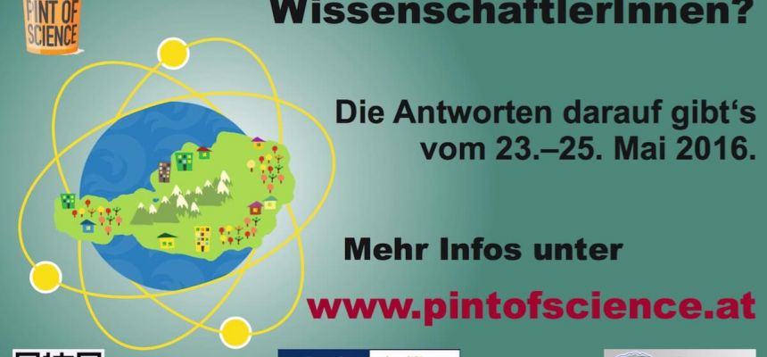 Ein Glas Wissenschaft auf dem Weg nach Innsbruck - Pint of Science 2016