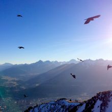 Blick von der Nordkette in die Ferne - Foto von Tiziana