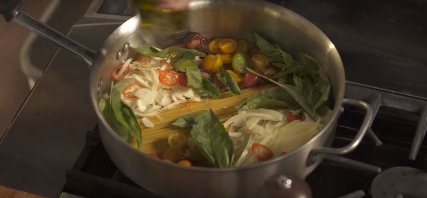 One pan Pasta - alles aus einem Topf